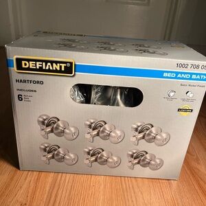 Satin Nickel Door Knob Set